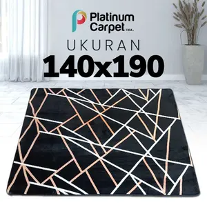 Karpet Busa Malaysia DRAGON 140x190 – Empuk Flanel Anti Slip