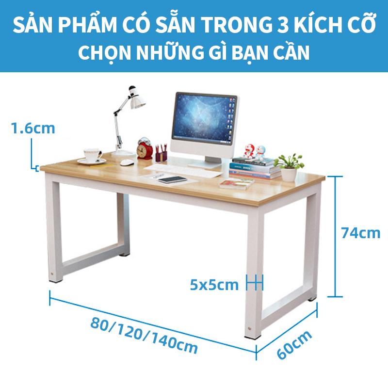 ICON Bàn làm việc Chất liệu cao cấp Bền vững và ổn định Mặt bàn rộng Phù hợp cho không gian gia đình, văn phòng, học tập bàn  60x120 5