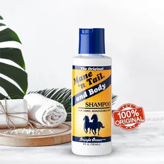 Mane n Tail Original Shampoo 120 ml/Travel Size Sampo Kuda Mane n Tail Original 120 ml Kering Membersihkan Conditioner Perawatan 1
