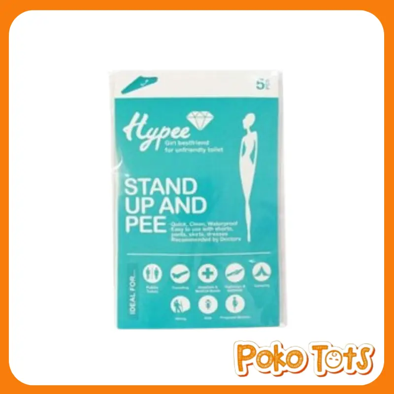 Hypee Pee Bag Seat Cover, Men, Girl, Bidet, Bib & Stand up Pee Disposable All Varian Hypee 5