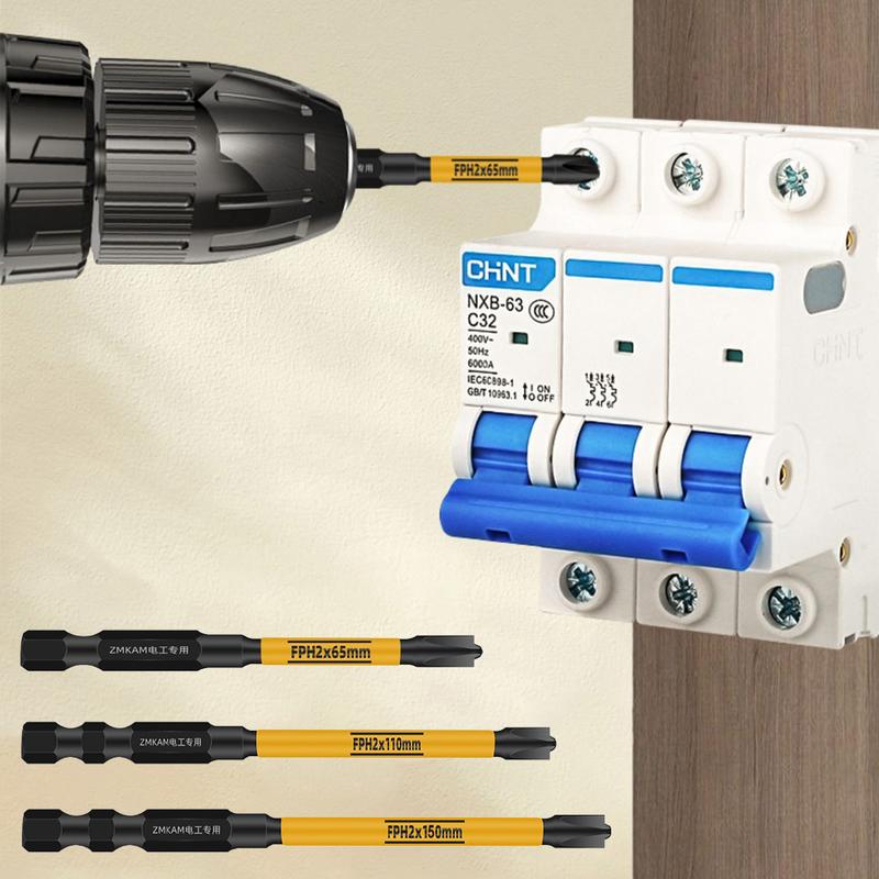 FPH2 Electrician Screwdriver Bit Magnetic Electric Impact Drill ...