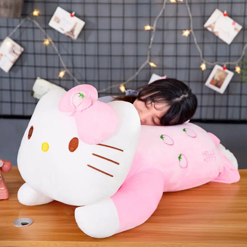 หมอน Hello Kitty สไตล์นอนล่าสุด, ตุ๊กตา Hello Kitty, Ragdoll, หมอนนอนเตียงหญิง, ของเล่นตุ๊กตา Hello Kitty, ปี 2024