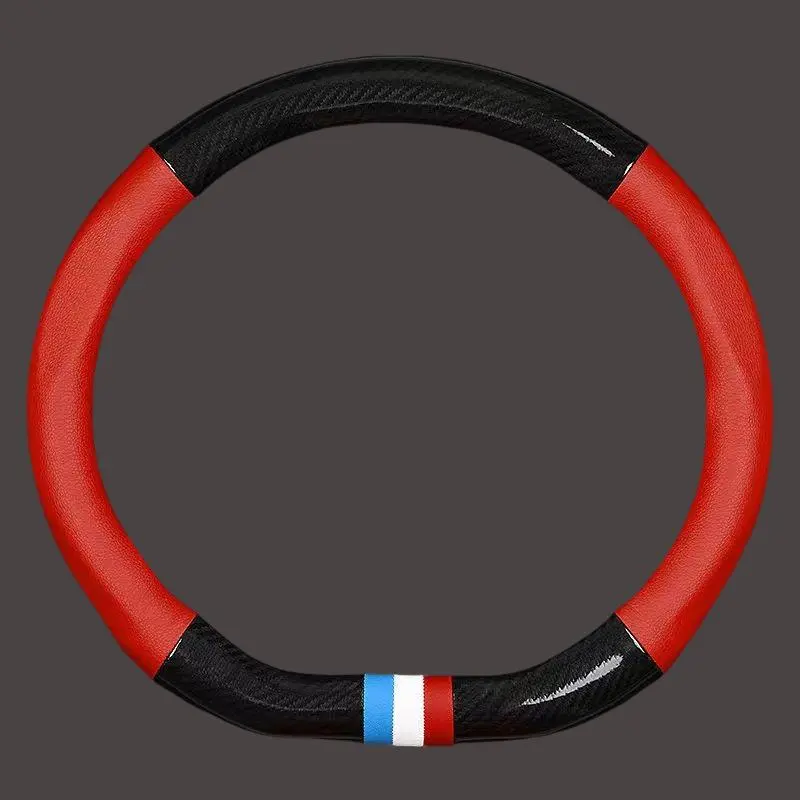 Car Steering Wheel Cover, Durable Steering Wheel Protector with Non-slip Lining, Breathable Steering Wheel Cover for Car Interior Decoration 1