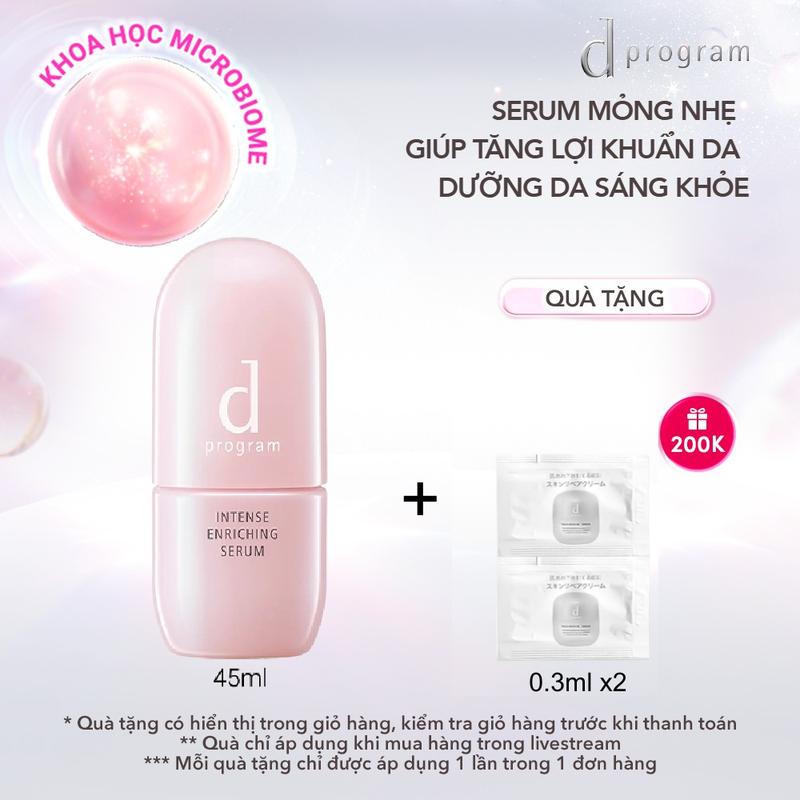 Serum mỏng nhẹ giúp tăng lợi khuẩn da dưỡng da sáng khỏe Intense enriching serum