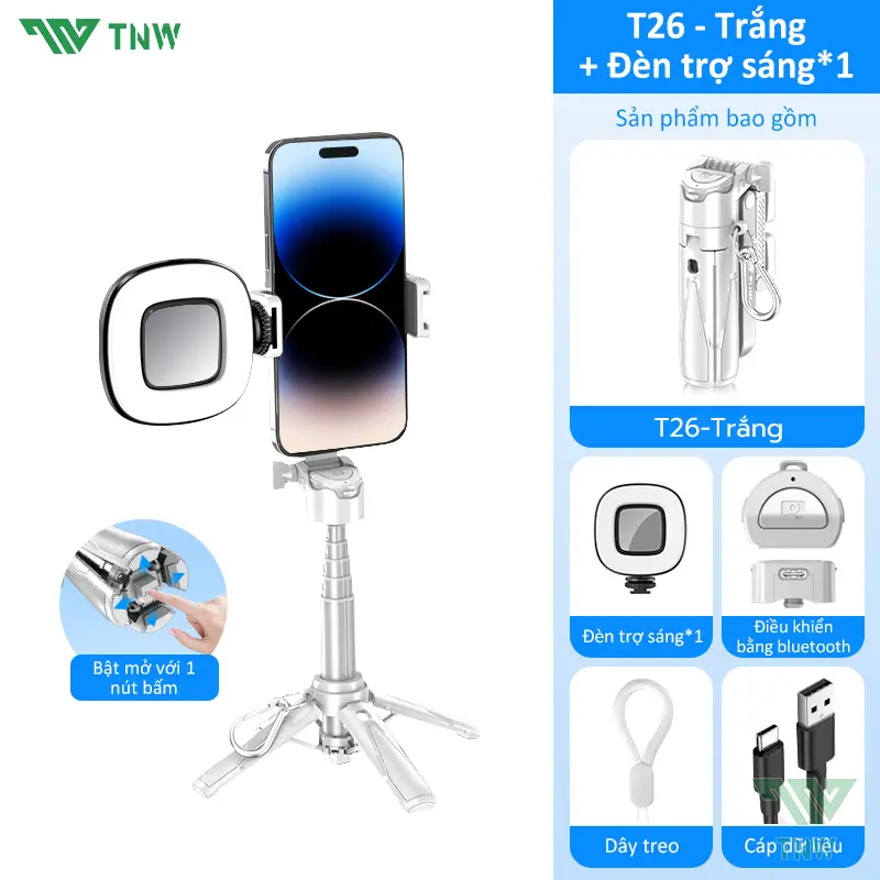 Trắng T26+Đèn*1