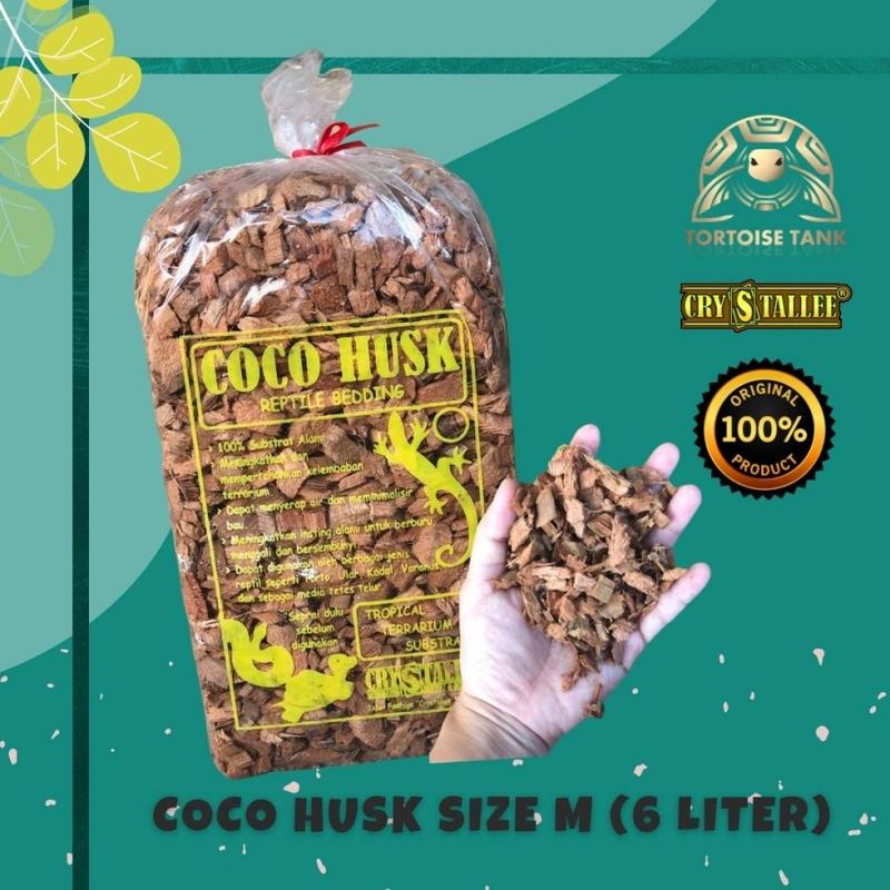 CRYSTALLEE CocoHusk/Coco Husk Alas Kandang Kura Reptile Kadal Ular 0