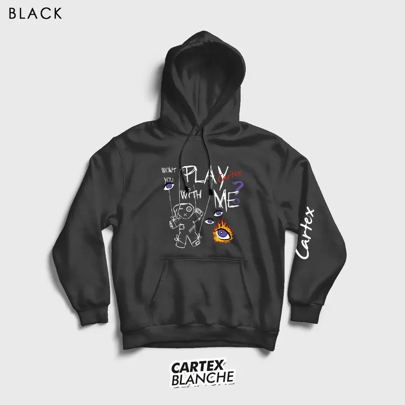 CARTEXBLANCHE PLAY WITH ME HOODIE JUMPER UNISEX PRIA & WANITA M - XXL ( SABLON ) 3