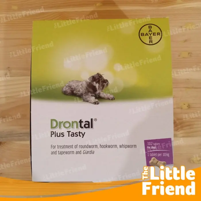 Obat Cacing Anjing DRONTAL PLUS TASTY ASLI 100% per TABLET Bone Shape 4