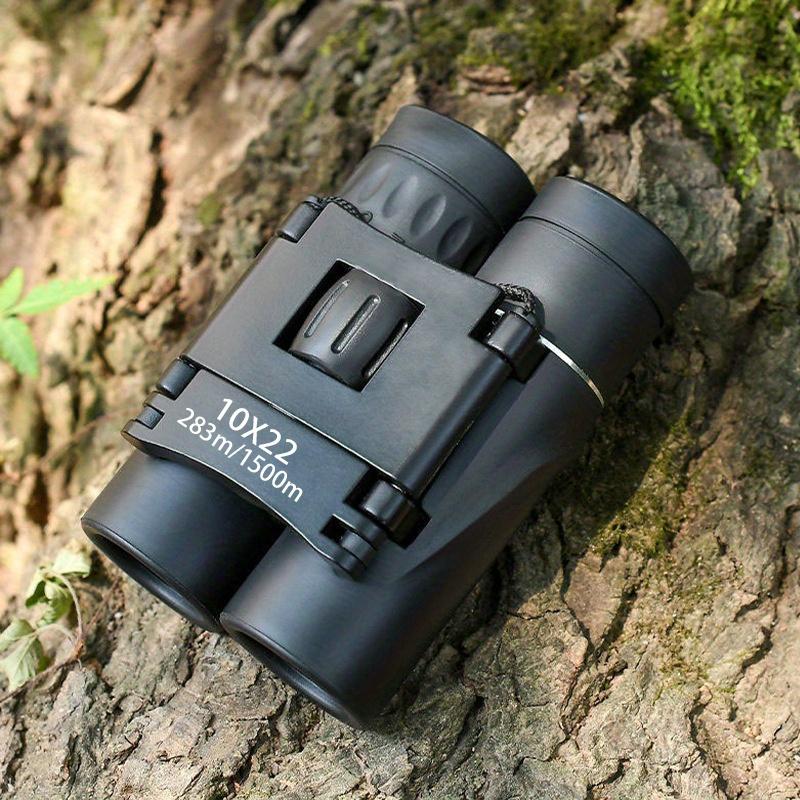 Compact 10X22 HD Binoculars - Perfect for Bird Watching, Travel, Concerts, and Outdoor Adventures - Durable ABS Material, Black 0