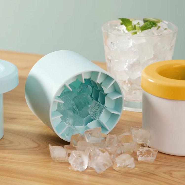 Product Introduction of 1PC Silicone Ice Bucket Cup Mold Ice Cubes Tray Food Grade Quickly Freeze Ice Maker Box Summer Frozen Drink Maker for Whiskey Beer 26