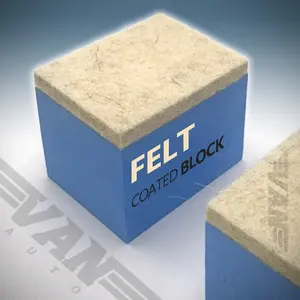 Glass Felt Polishing Block / Felt Block / Busa Poles Kaca Manual
