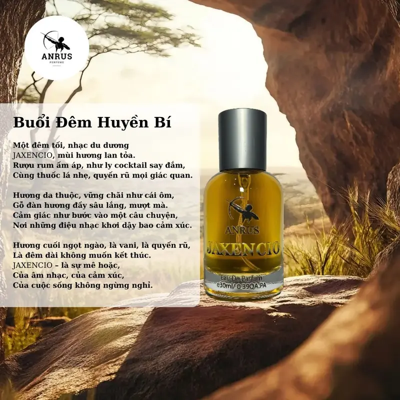 Nước Hoa Nam JAXENCIO - ANRUS Perfume Chai 30ml Phong Cách Nam Tính, Gồ Gề, Bí Ẩn, Cuốn Hút 1