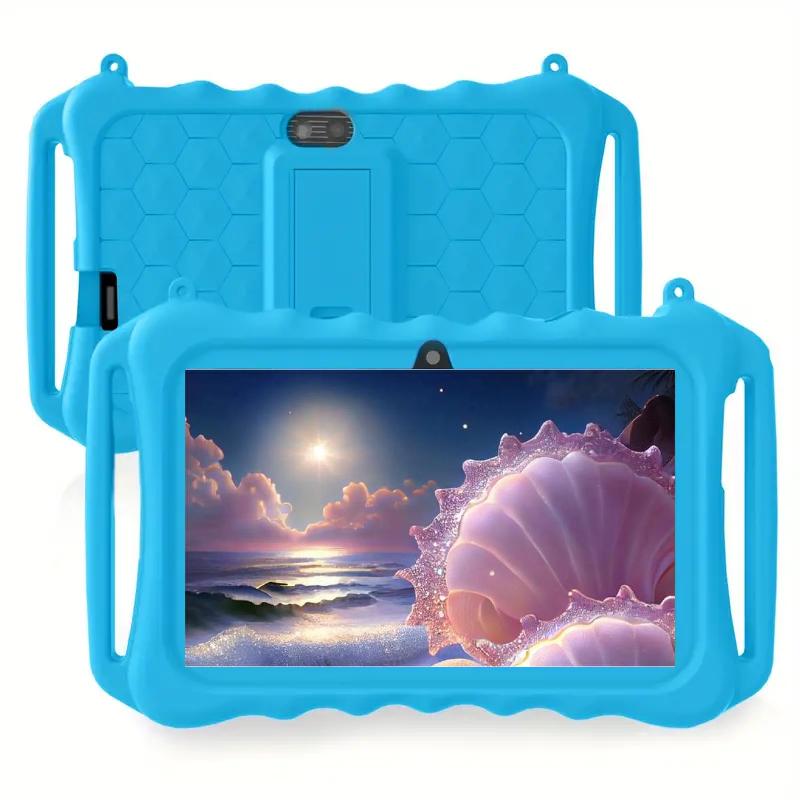 子供用7インチAndroid 12タブレット、RAM 2GB・ROM 32GB、2.4GHz Wi‑Fi
