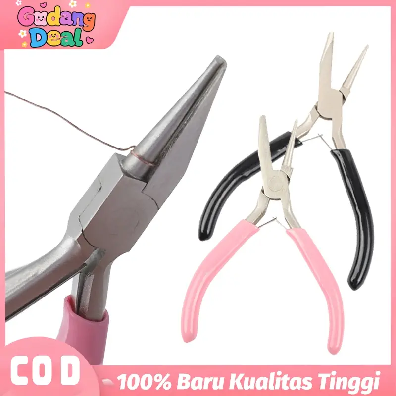 Tang Bulat Khusus Jewelry Alat Pembuat Loop & Bending Wire untuk Kerajinan Tangan