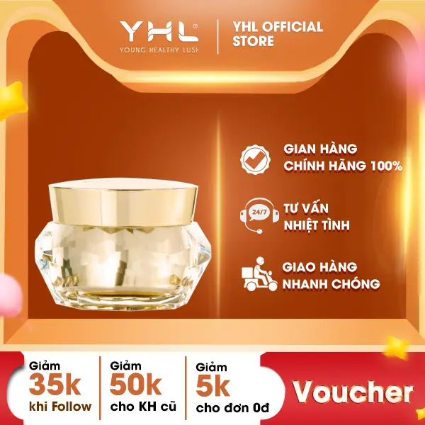 Kem dưỡng da mặt YHL ban ngày và ban đêm, dưỡng ẩm mềm mịn, không để lại mụn, trọng lượng 50g - Skincare, Massage