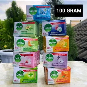 8pcs/10pcs /12pcs Sabun Dettol 100gram (Besar) All Variant ini