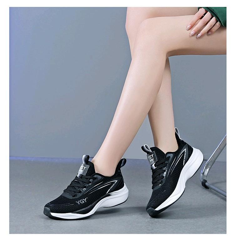 Giày thể thao YGY sport siêu nhẹ siêu êm, đi bộ, chạy bộ, cầu lông, bóng chuyền, nhảy aerobic, zumba, shuffle dance nam nữ Sneaker