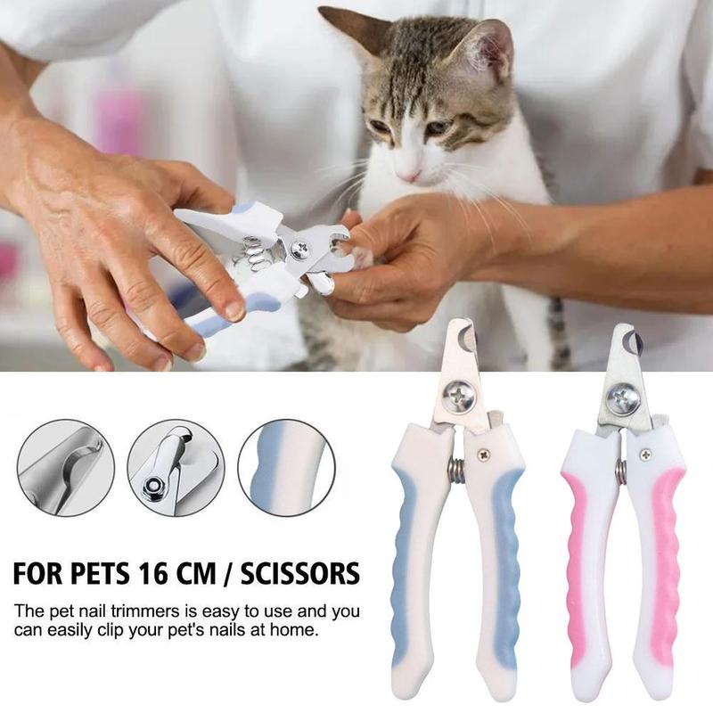 Product Introduction of Dog Nail Clippers Pet Nail Clippers Set Stainless Steel Dogs Trim Labor-Saving Cats Nail Cat L4Y7 16
