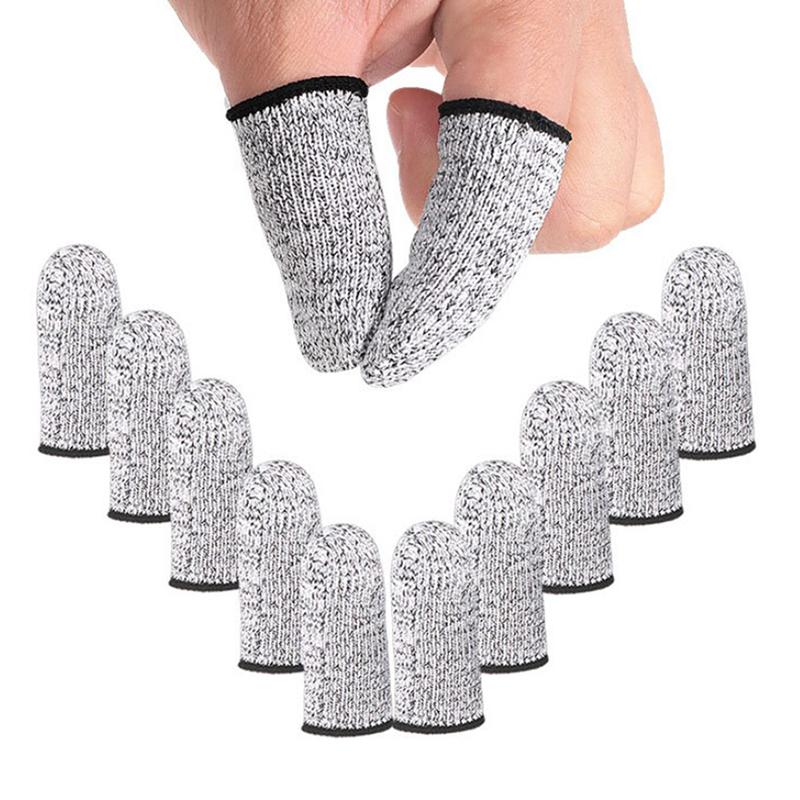 10pcs Cut Resistant Finger Cots Finger Sleeve Protectors Reusable ...