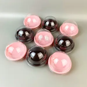 Tray Mika Moon Cake Bulat 8cm isi 25 Pcs