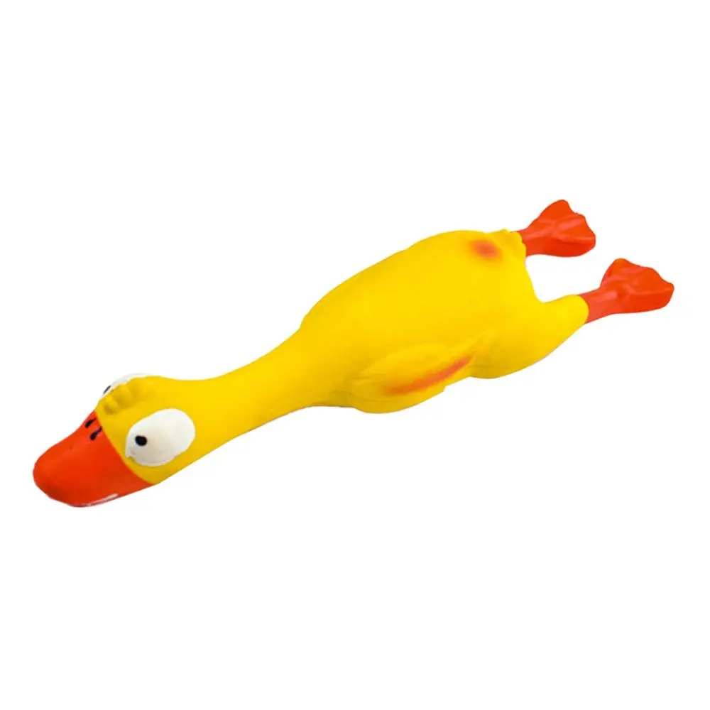 Squeaky Dog Toy Funny Family Game Beach Games Interactive Novelty Bite Resistant Backyard Games Dog Chewing Toy Latex Duck