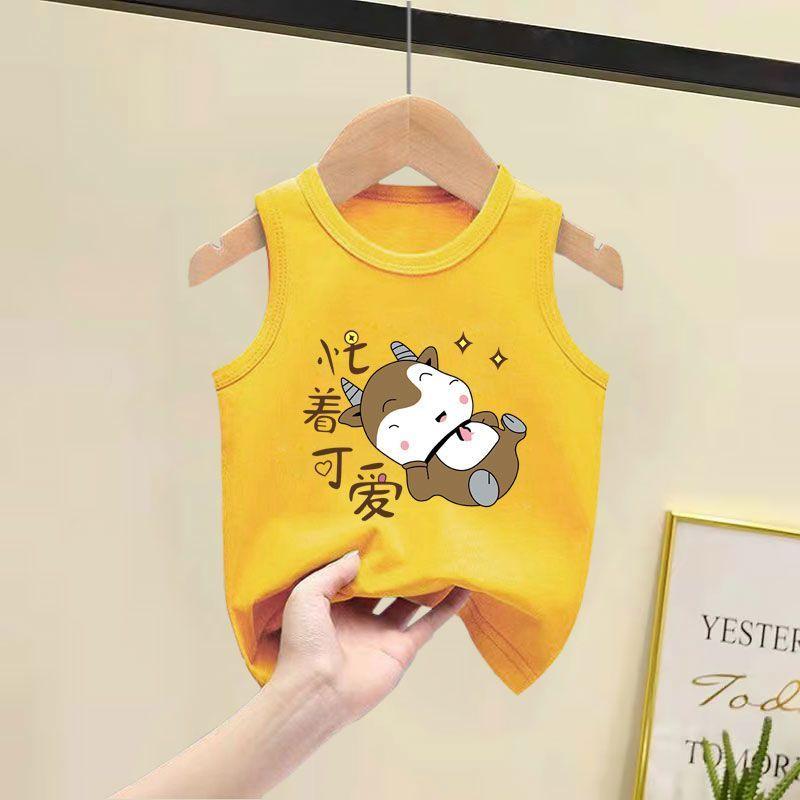 Áo Vest Bông 100%, Cho Trẻ Em, Phong Cách Phương Tây, Không Tay, Mỏng, Thích Hợp Cho Bé Trai Và Bé Gái, Áo Cho Em Bé, Thời Trang, Quần Áo Mùa Hè, Hàng Mới Về, 2025 8