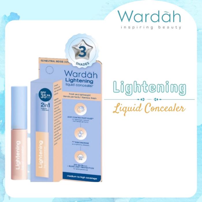 Gambar Wardah Lightening Liquid Concealer 6g - 01 Pink Fair 11C dari Pommyshop21_NEW Kota Administrasi Jakarta Barat Tokopedia