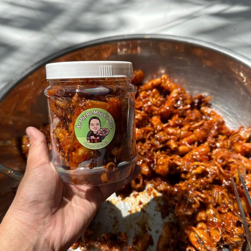  Khô Mực Rim Xé Được Sợi 500g Cay Ăn Vặt 