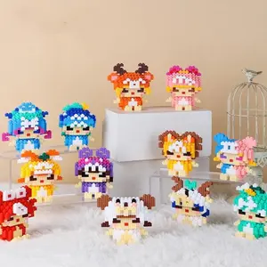 Toystown Nano Block 12 Zodiak Series Mini Mainan Membangun, Balok Susun, Puzzle, Koleksi, Mainan Edukasi Dekorasi Koleksi Hadiah Kado Ulang Tahun 3D
