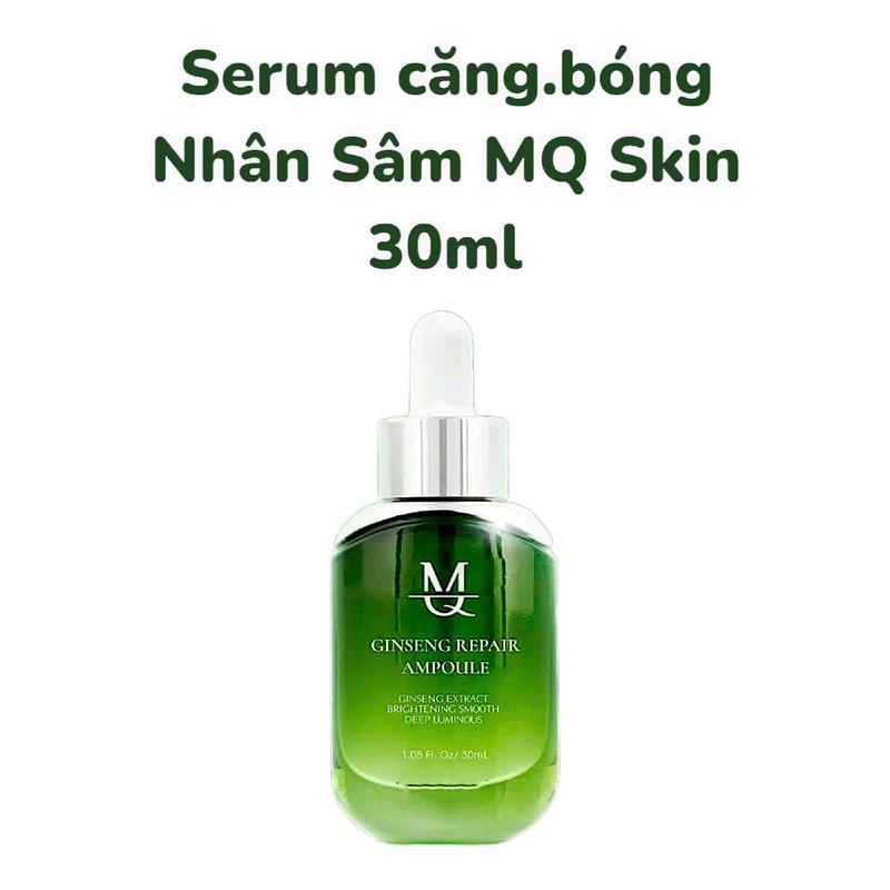  SERUM NHÂN SÂM CĂNG BÓNG MQ SKIN 30ml _ xanh Skincare Làm Đẹp Da Dưỡng Ẩm Da Chăm Sóc Da Cấp Ẩm Nữ Women Serum 