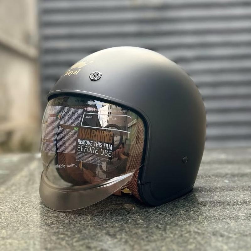 Mũ nón bảo hiểm 3/4 đầu có kính âm giấu kính Royal M139 cao cấp chính hãng nguyên hộp tặng túi giá rẻ size M L XL XXL nam nữ nhỏ to lớn tốt bền đẹp sang xịn