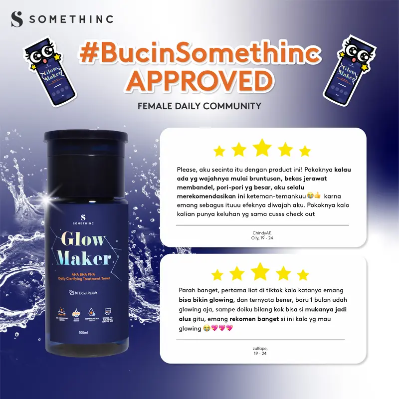 SOMETHINC GLOW MAKER AHA BHA PHA Clarifying Treatment Toner - Toner Bersih dari Komedo 2