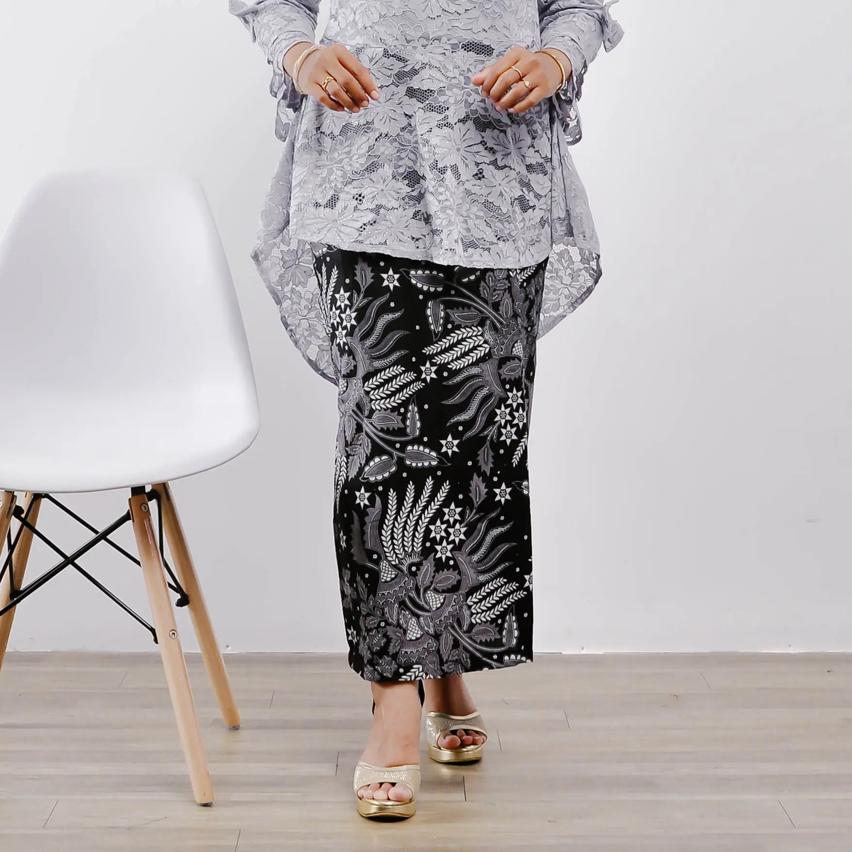 rok batik bawahan kebaya modern / rok span batik Katun Formal Kain