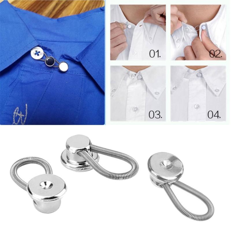 12 Pcs Collar Extension Button Expanding Length Buckle Pants - TikTok ...