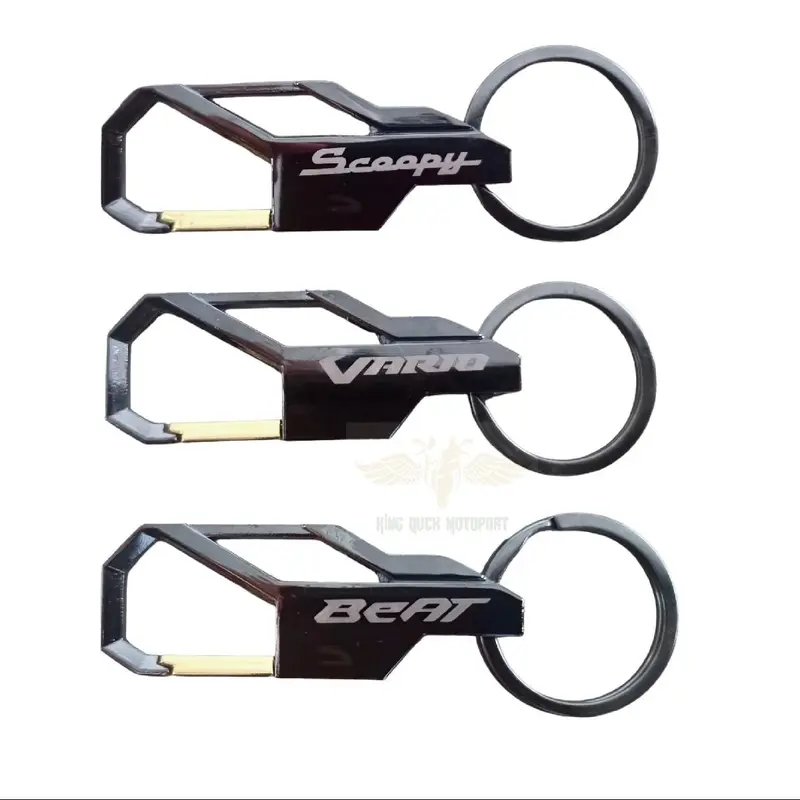 Gantungan Kunci Motor Beat Vario Scoopy Pcx Adv Supra x supra 125 Nmax Aerox Fazzio Pelapisan Logam Tas Chains  Key  Keychain  Stainless 0