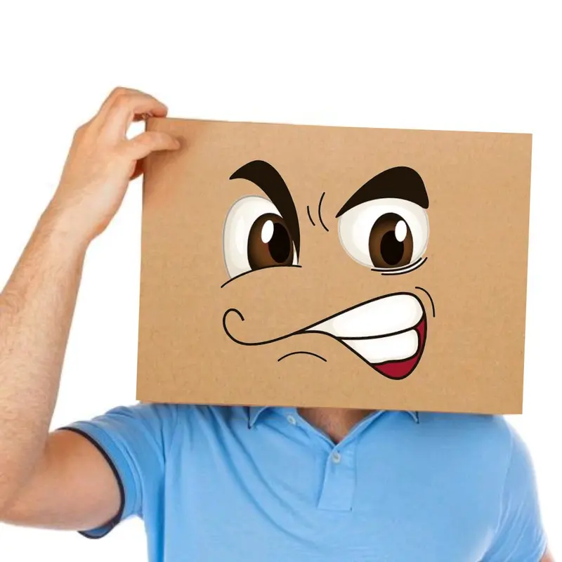 Stiker kepala Kardus viral 6