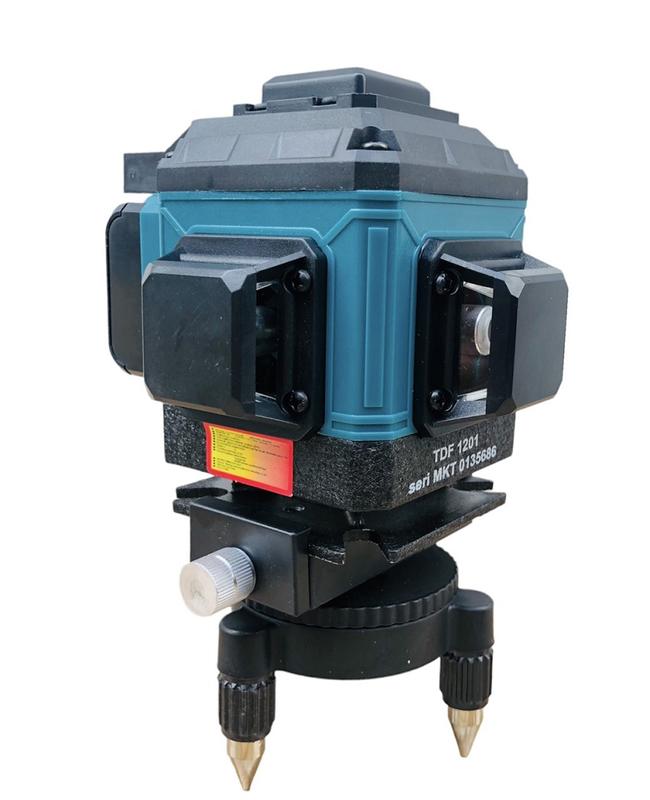Máy cân mực Laser MAKITA 12 tia xanh cao cấp có đèn báo pin, đế xoay 360-Bảo hành 12 tháng 5