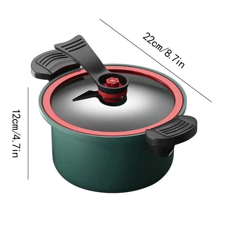 Product Introduction of Pressure Cooker 3.5L Soup Meat Pot Rice Cooker Gas Stove Micro Pressure Cooker Stew Pot Non-Stick Cooking Pots Kitchenware 17