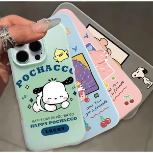2 in 1 Case for Redmi 15 15C Note 14 13 Pro 14C 13X 13C A5 A3 A1 11 11S 12C 10C Note12Pro 11Pro 10S 9S Poco C75 C65 M6 X6 X5 X4 Cute Pachana Dog and Little Monster Jelly Shell soft case