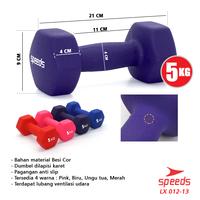 Gambar SPEEDS Dumbell Barbel Vinyl Alat Fitness Olahraga Yoga Angkat Beban Latihan Otot 012-13 - 1KG BIRU dari Calary Toys Kota Surabaya 2 Tokopedia