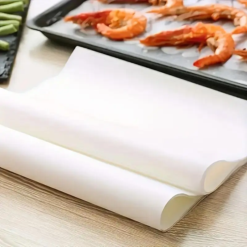 Baking Paper, 50pcs Non-stick Baking Paper, Baking Utensils for Baking, Cooking, Grilling, Air Fryer, Steamer, Deep Fryer 5