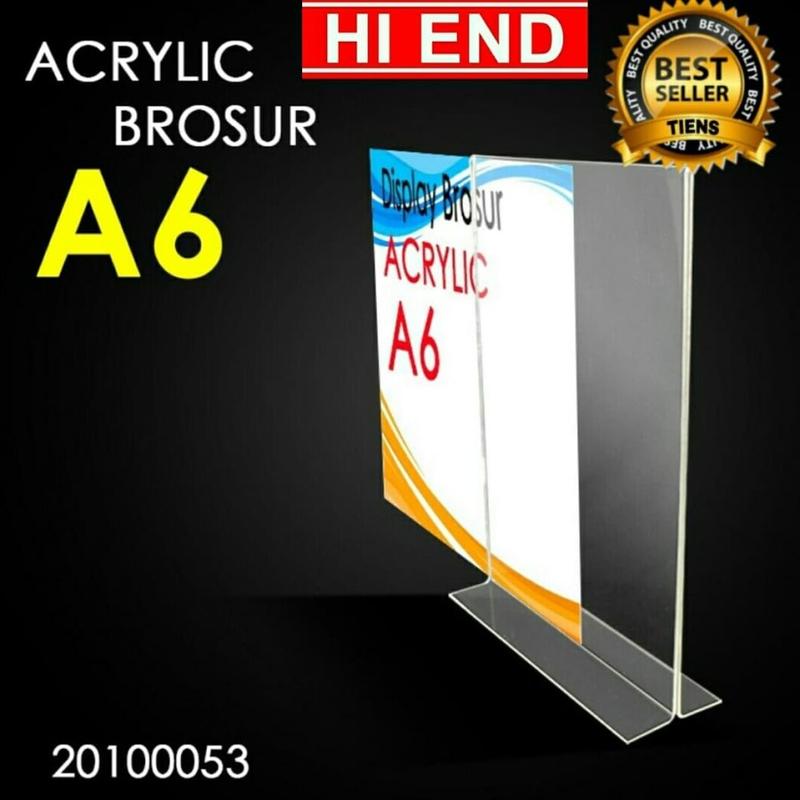 acrylic / akrilik tent card a6 / no meja / menu / akrylik 1