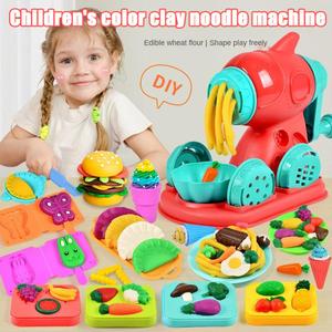[Children christmas gifts] 39pcs Mainan Kanak-kanak Kids Playdough Set Colorful Clay Play-Doh Playdoh Clay Kids Toys Cute Noodle Maker Playdough Pretend Clay Boys Cooking