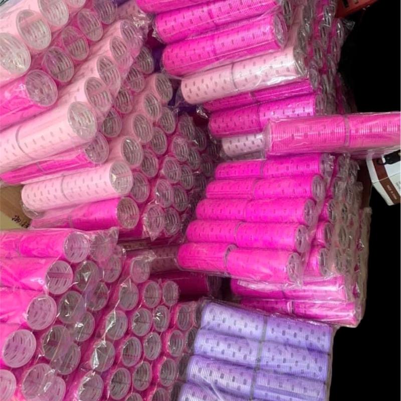  Lô uốn tóc mái bay  Lõi nhôm nhiệt  Lô uốn tóc hàn quốc xoăn tự dính 