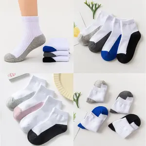 Kaos Kaki Anak Sekolah Model Dua Warna Putih