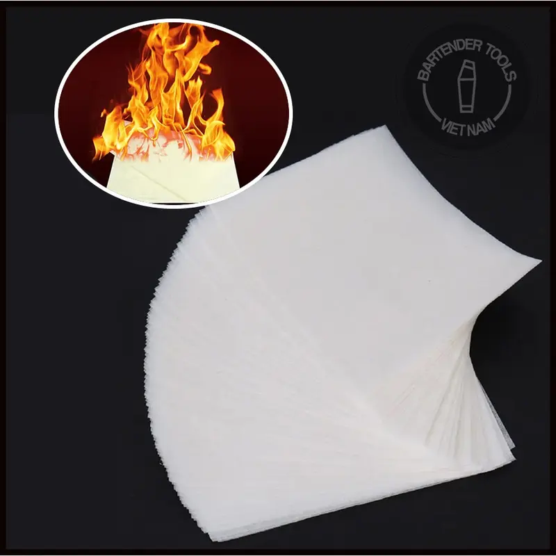 Giấy ma thuật tan biến ko tàn tro khi cháy 20x25cm 0