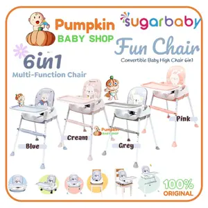 SugarBaby Fun Chair Convertible Baby High Chair 6in1