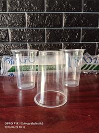 Gambar Gelas Plastik ukuran 18 oz Merk GO CUP polos bening PER SLOP - tanpa tutup, 18 oz OLALA dari Anugrah Plastik_NEW Kota Surabaya 2 Tokopedia