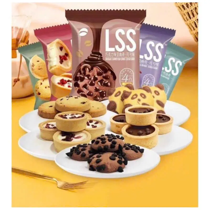Bánh quy Bơ Sữa Mix 6 vị Túi Lớn 1 KG - BÁNH Quy LSS Socola Sữa Chua việt quất Thơm Ngon 4