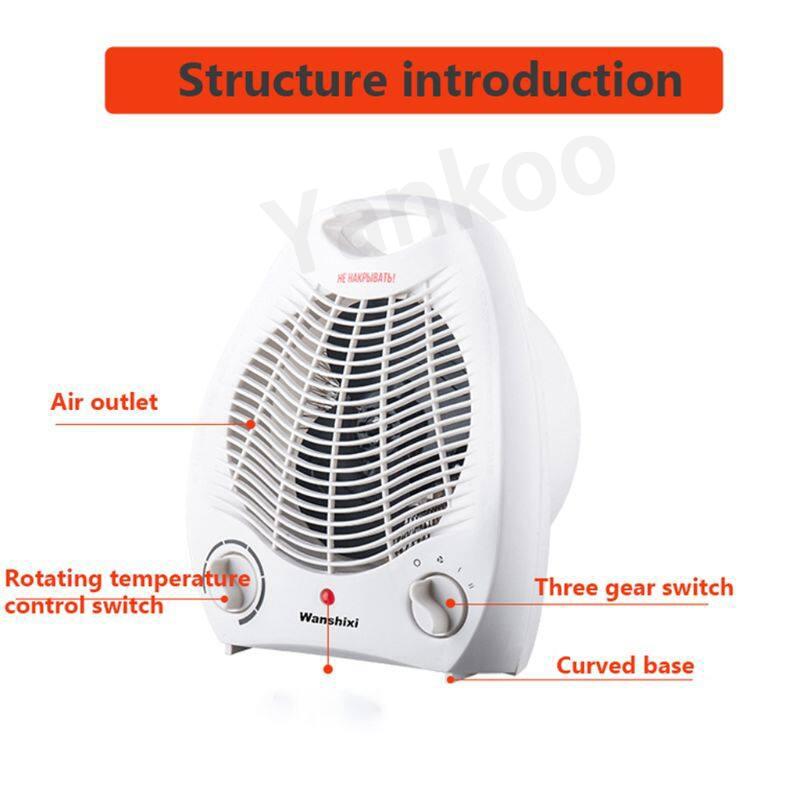 Product Introduction of 【Ready Stock】Electric Heater 1000-2000W PTC Ceramic Heating Element Instant warm-up Overheating Protection Household Warm Air Heater 29